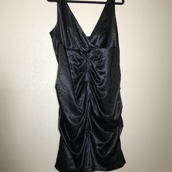 Onyx Nite Dresses & Skirts - Elegant Silk Black Dress